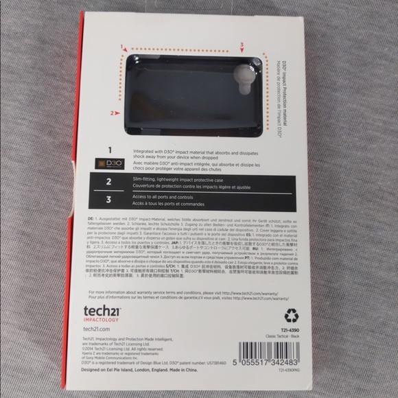 FREE 🎁 Tech21 Phone Case for Sony Xperia Z3 - Picture 2 of 6